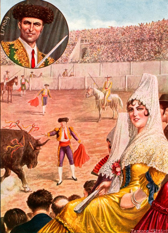 Spanischer Stierkampf von Tancredi Scarpelli