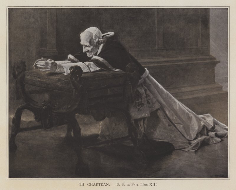 Papst Leo XIII (Litho) von Theobald (after) Chartran