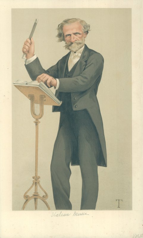 Giuseppe Verdi, italienische Musik von Theobald Chartran