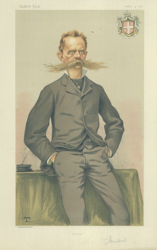 HM König Humbert, der König von Italien von Theobald Chartran