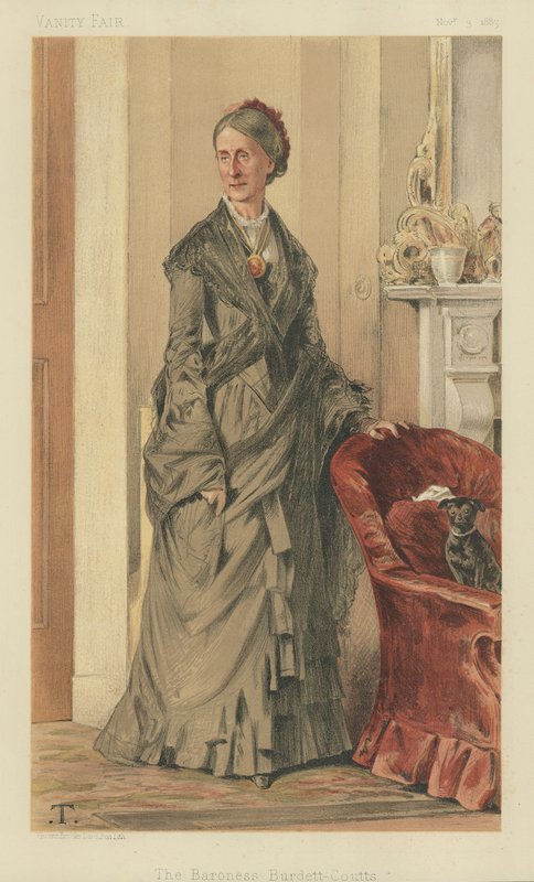 Die Baronin Burdett-Coutts von Theobald Chartran