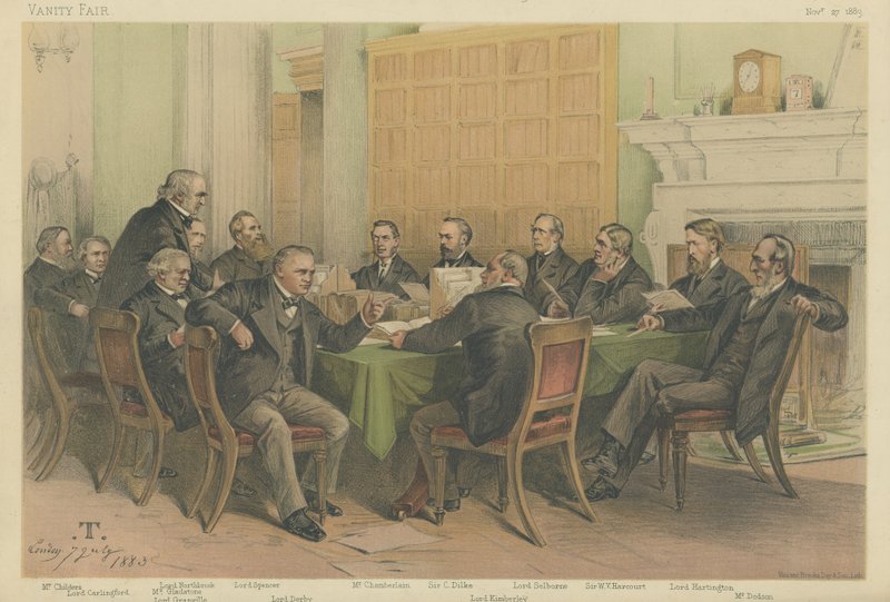 Der Kabinettsrat 1883 von Theobald Chartran