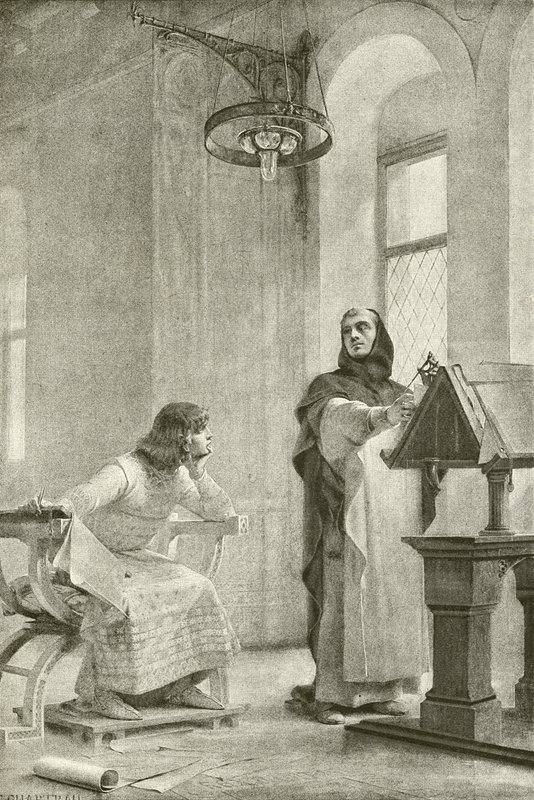 Die Erziehung von Ludwig IX. von Theobald Chartran