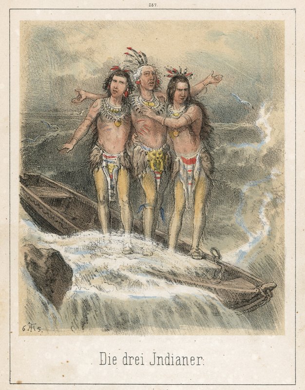Die drei Indianer von Theodor Hosemann