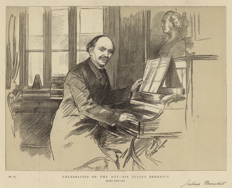 Berühmtheiten des Tages, Sir Julius Benedict von Theodore Blake Wirgman