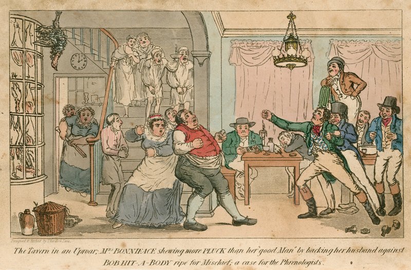 Der Tumult in der Taverne von Theodore Lane