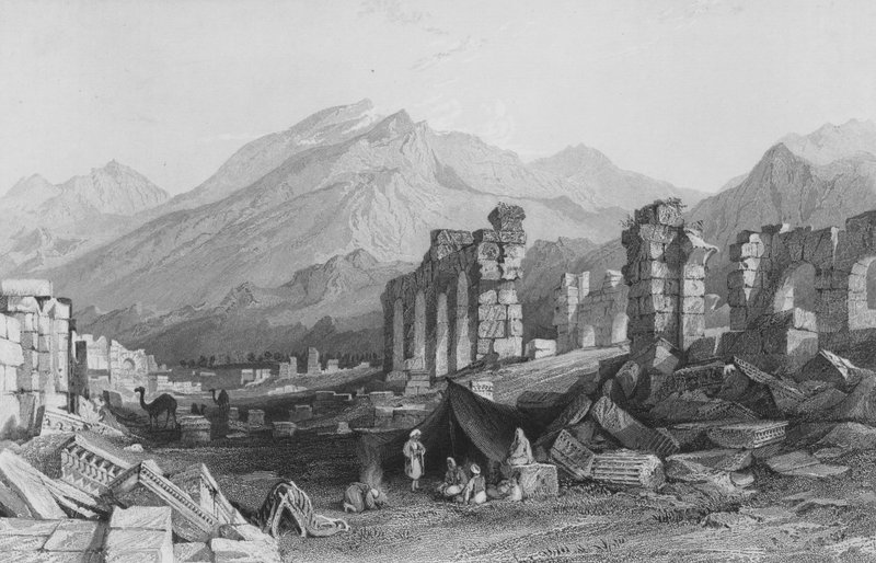 Laodizea, eine der sieben Kirchen, Kleinasien von Thomas Allom