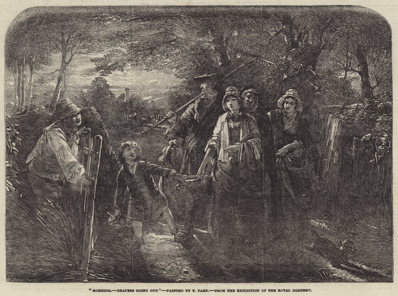 Morgen, Schnitter gehen hinaus von Thomas Faed