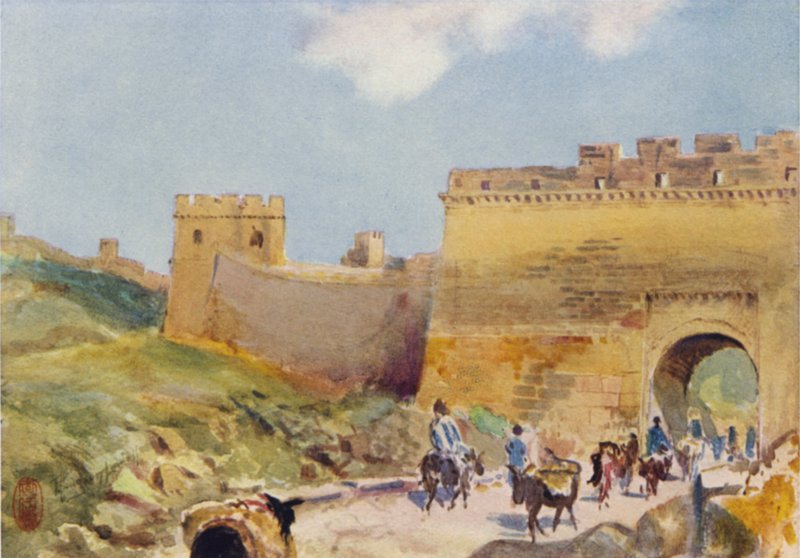 Nankow-Pass, Tor der Großen Mauer von Thomas Hodgson Liddell