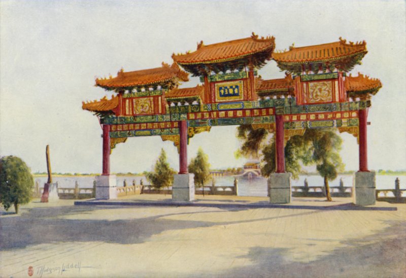 Peking, der Große Pailau, Sommerpalast von Thomas Hodgson Liddell