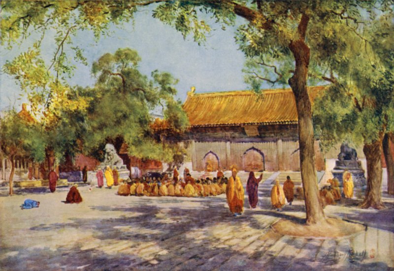 Peking, der Lama-Tempel von Thomas Hodgson Liddell