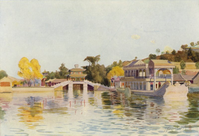 Peking, die Marmorschiff von Thomas Hodgson Liddell