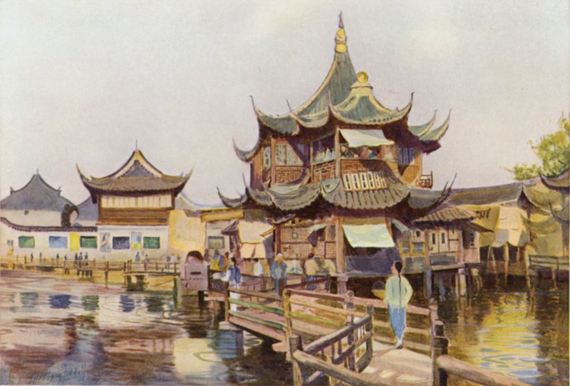 Shanghai, Eingeborenenstadt von Thomas Hodgson Liddell