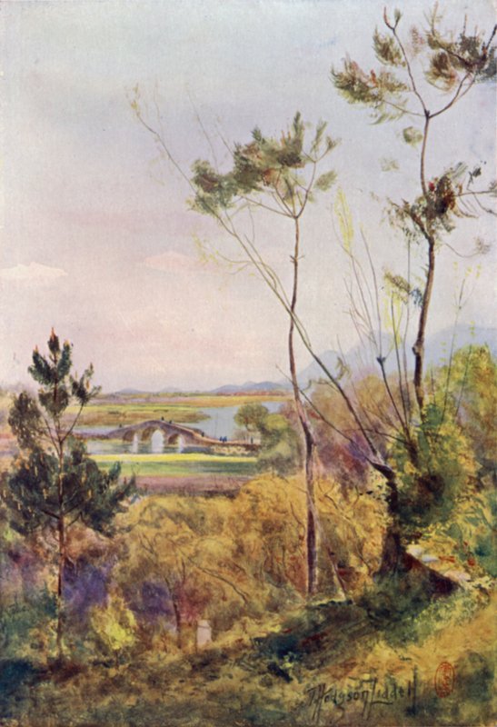 Die Brücke bei Kwangfoong von Thomas Hodgson Liddell