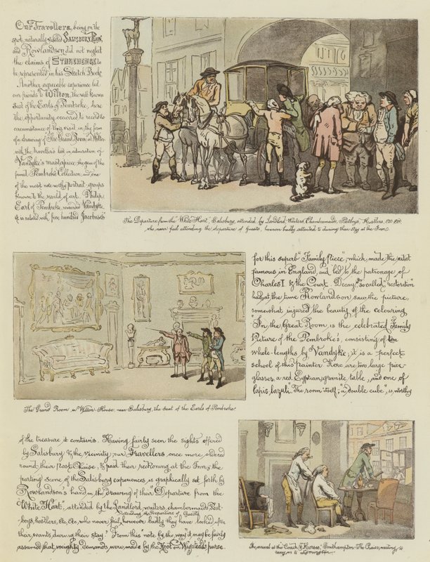 Rowlandsons Reise in einer Postkutsche, 1782 von Thomas Rowlandson