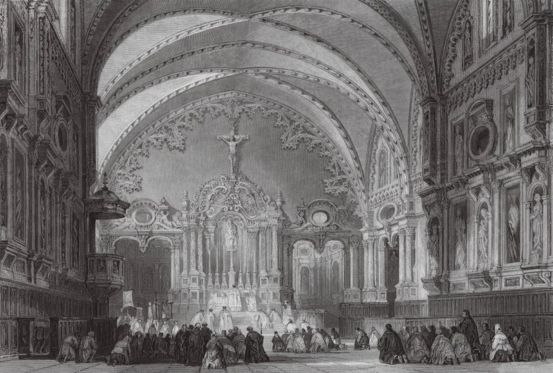 Kirche von St. Tour, Toulouse von Thomas (after) Allom