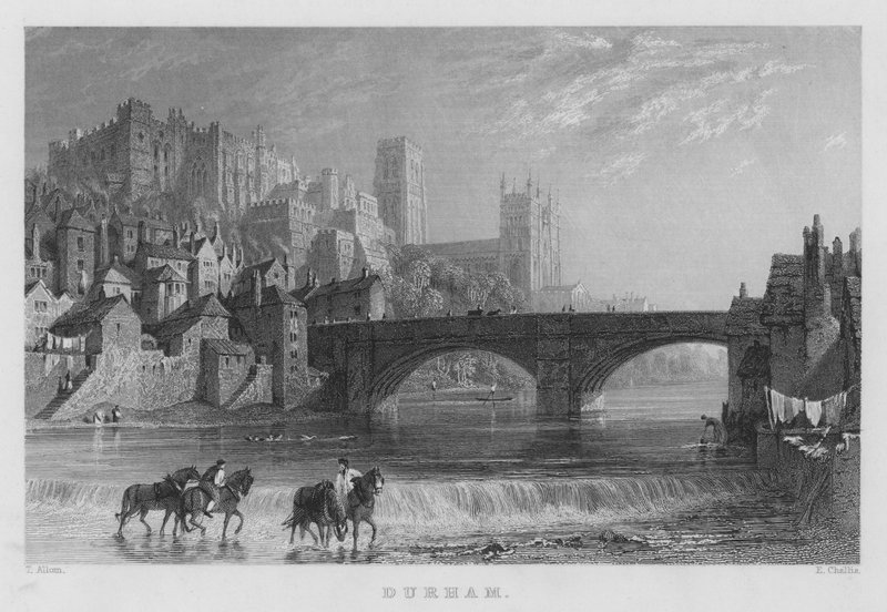 Durham (Stich) von Thomas (after) Allom