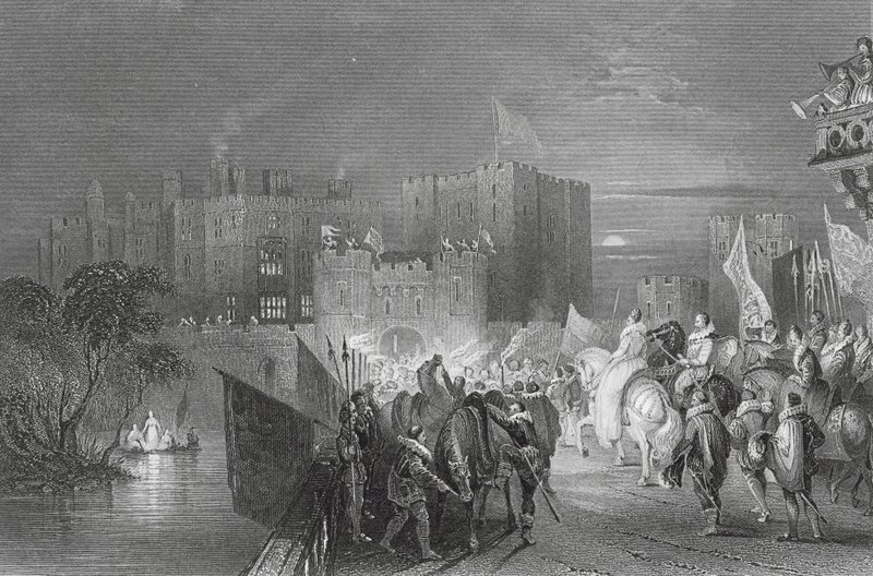 Schloss Kenilworth von Thomas (after) Allom