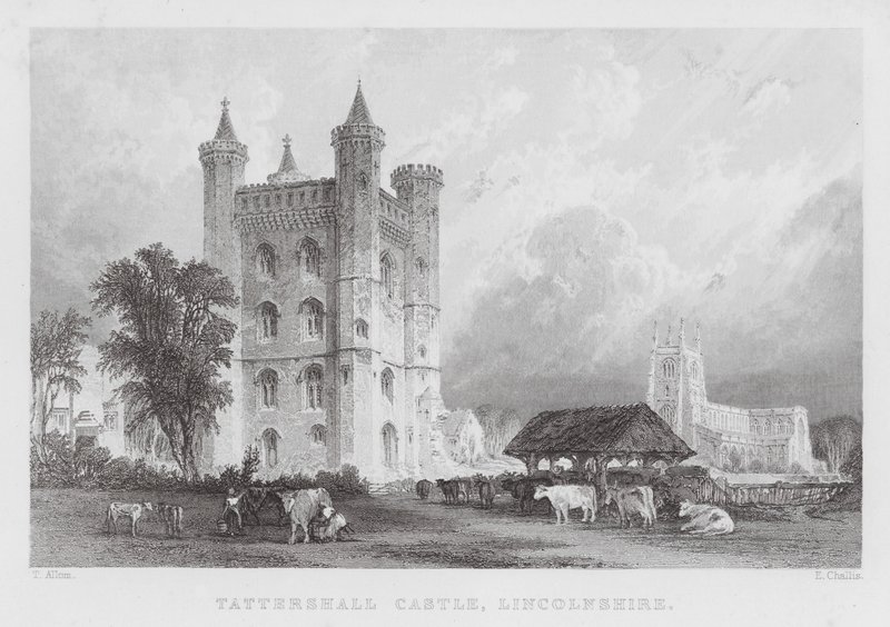 Tattershall Castle, Lincolnshire von Thomas (after) Allom