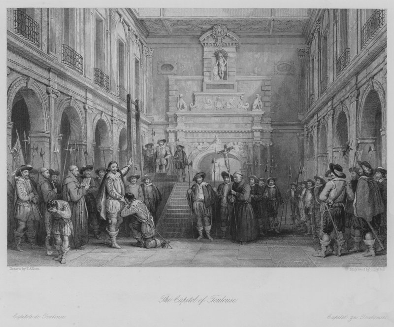 Das Kapitol von Toulouse von Thomas (after) Allom