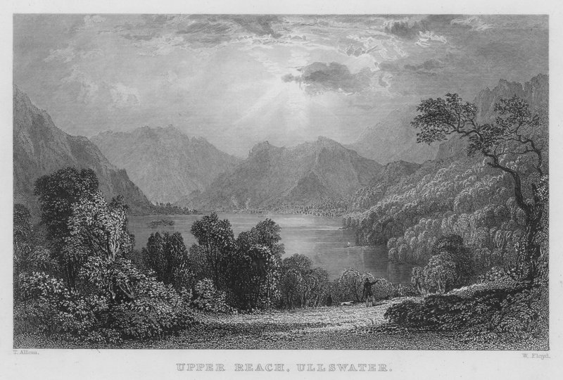 Oberer Bereich, Ullswater von Thomas (after) Allom