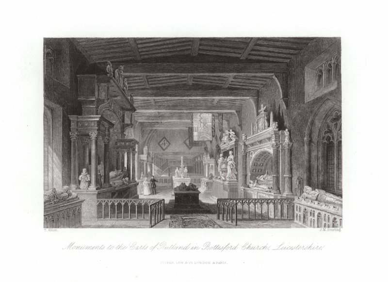 Bottesford Kirche von Thomas Allom