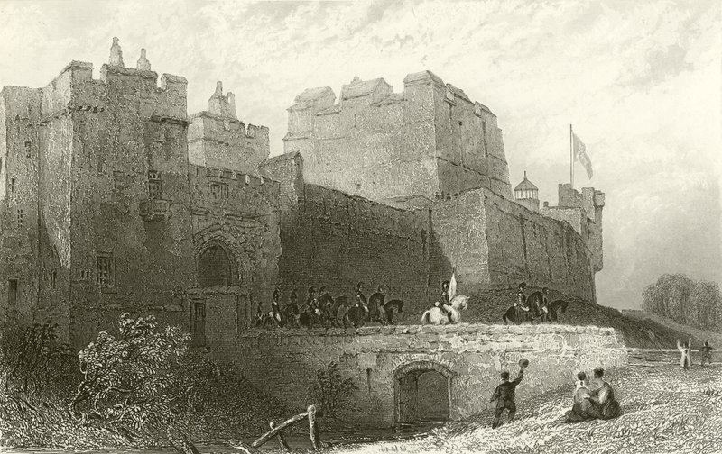 Carlisle Castle, Cumberland von Thomas Allom