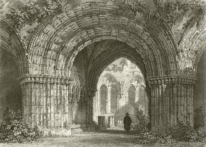 Kapitelhaus, Furness Abbey von Thomas Allom