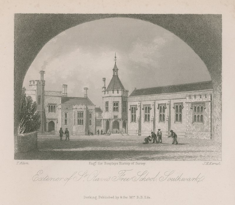 Außenansicht der St. Olave