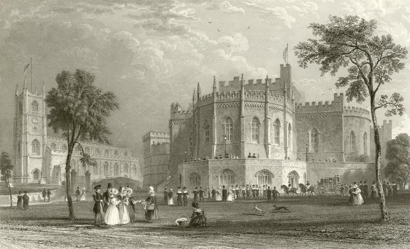 Schloss Lancaster von Thomas Allom