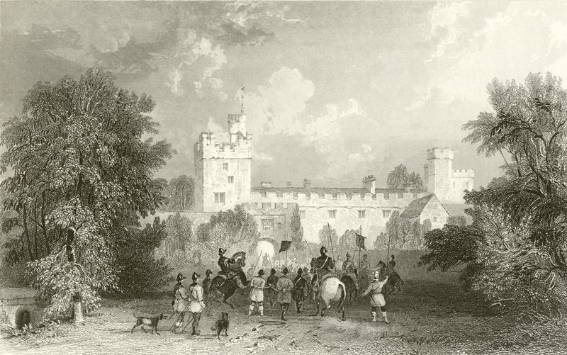 Naworth Castle, Cumberland von Thomas Allom