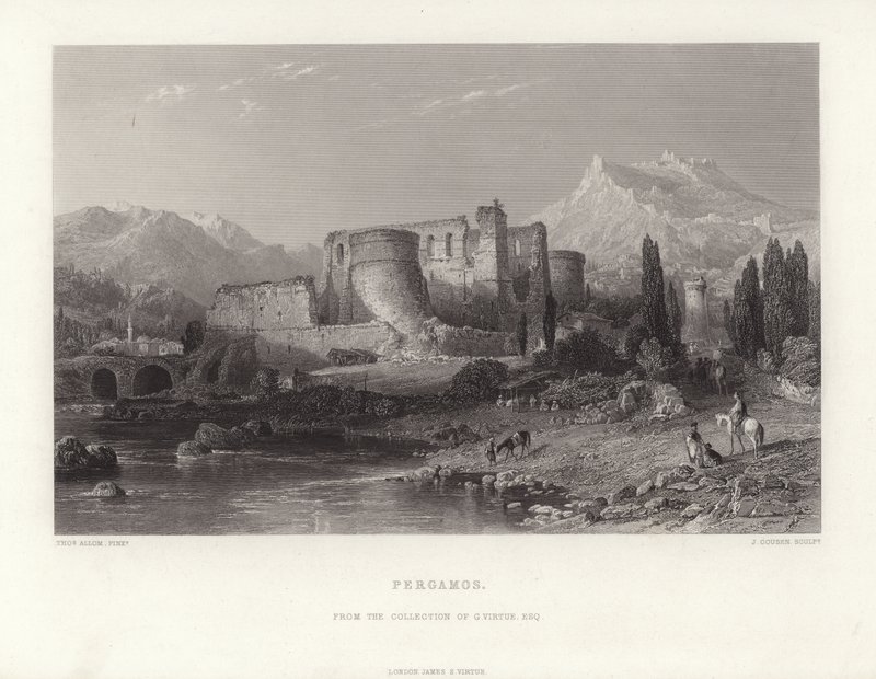 Pergamos, Türkei von Thomas Allom