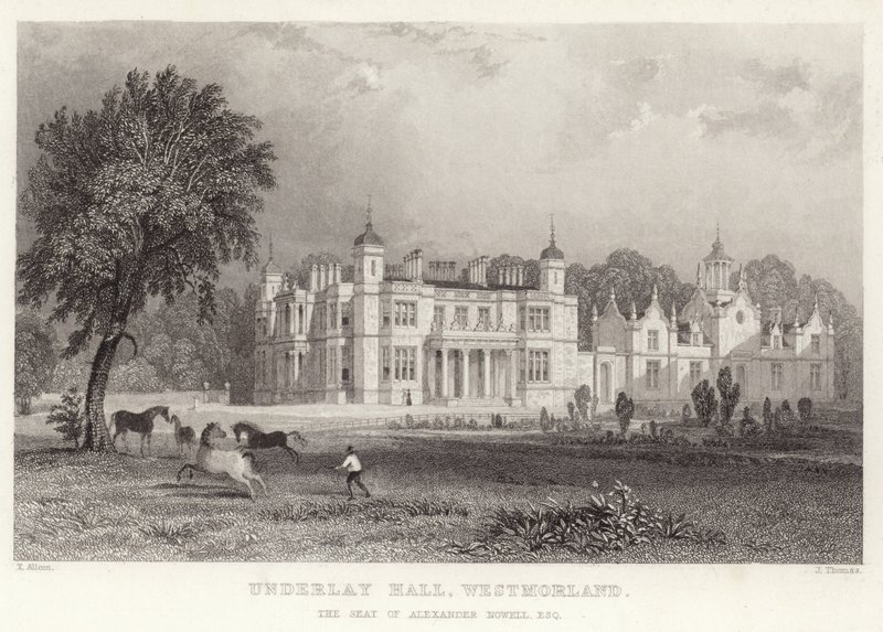 Underlay Hall in Westmoreland von Thomas Allom