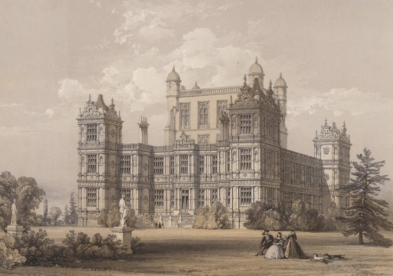 Wollaton Hall, Nottinghamshire von Thomas Allom
