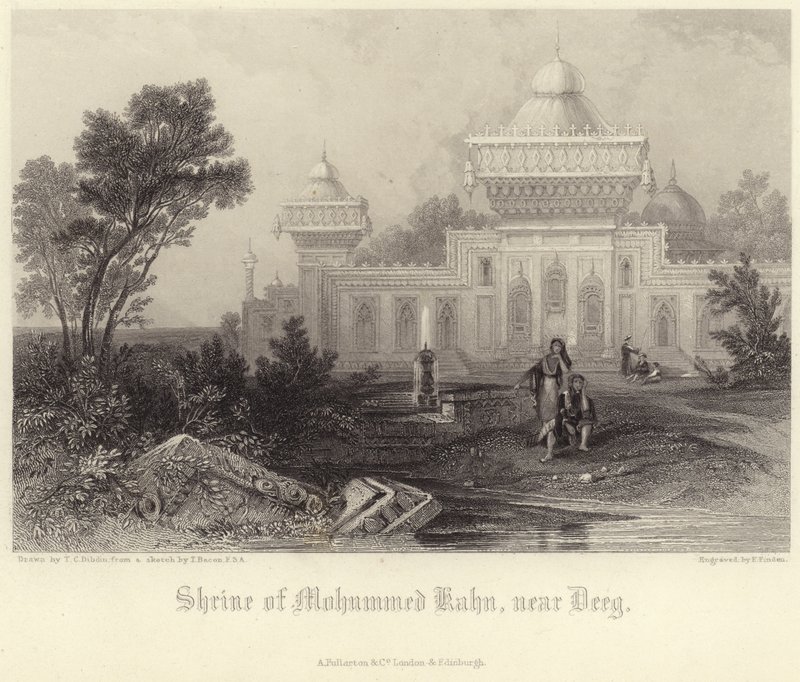 Schrein von Mohammed Kahn von Thomas Colman Dibdin