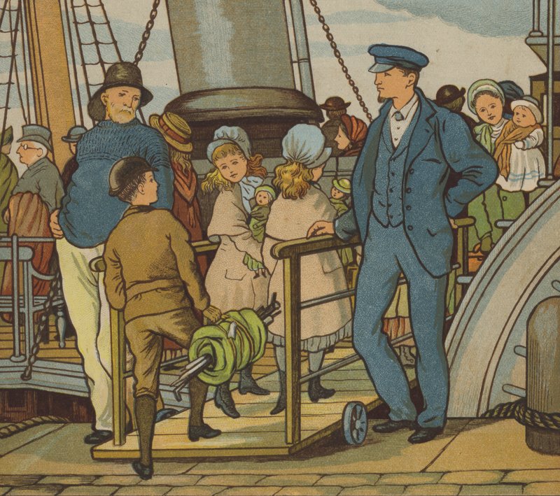 Folkestone: an Bord gehen von Thomas Crane