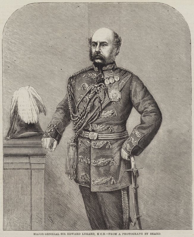 Generalmajor Sir Edward Lugard, KCB von Thomas Harrington Wilson