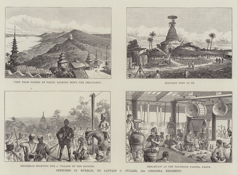 Skizzen in Burma von Thomas Harrington Wilson