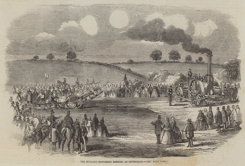 Das Pflügen-Treffen in Rutland bei Uppingham von Thomas Harrington Wilson