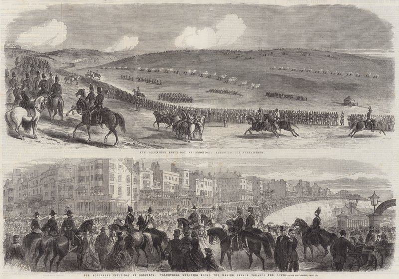 Der Freiwilligentag in Brighton von Thomas Harrington Wilson