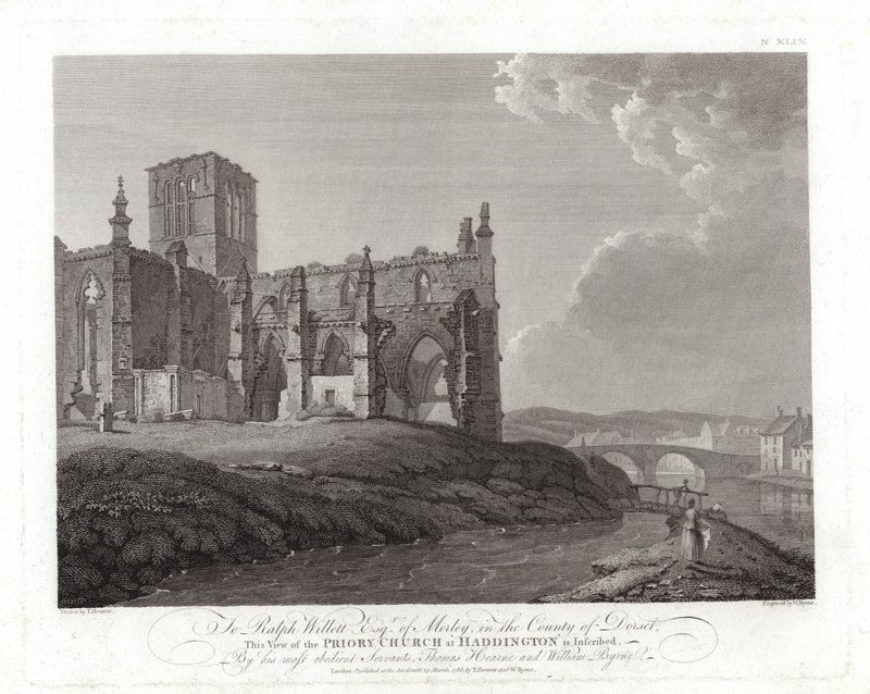 Prioratskirche in Haddington von Thomas Hearne