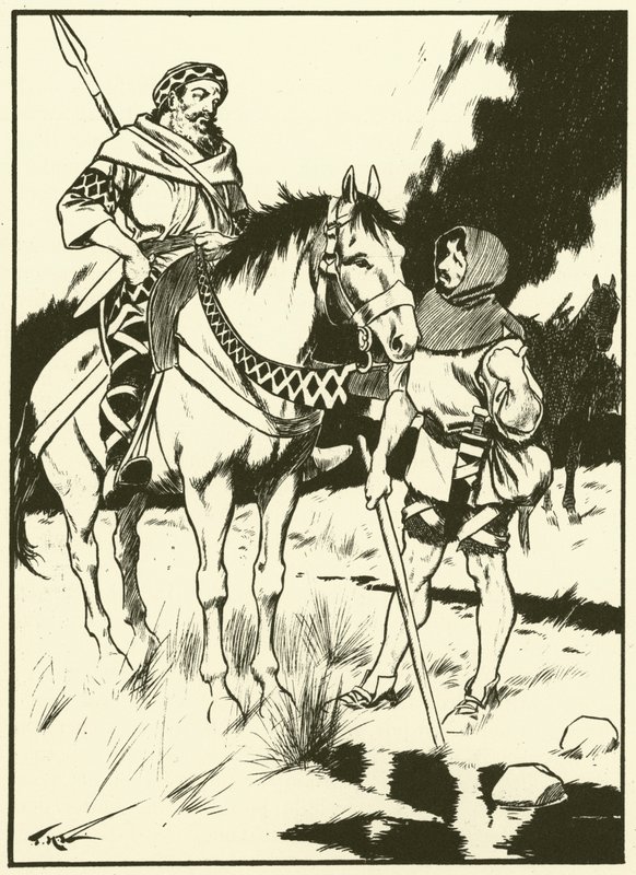 Karl der Große und der Köhler von Thomas Heath Robinson