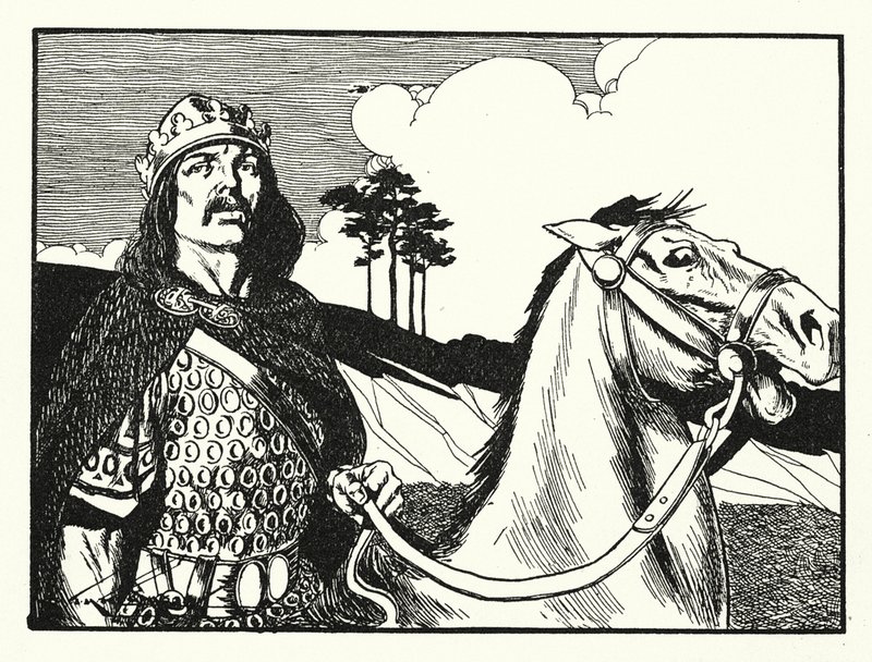 König Alfred von Thomas Heath Robinson