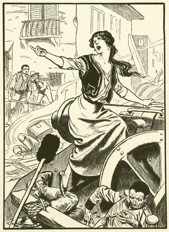 Die Jungfrau von Saragossa von Thomas Heath Robinson