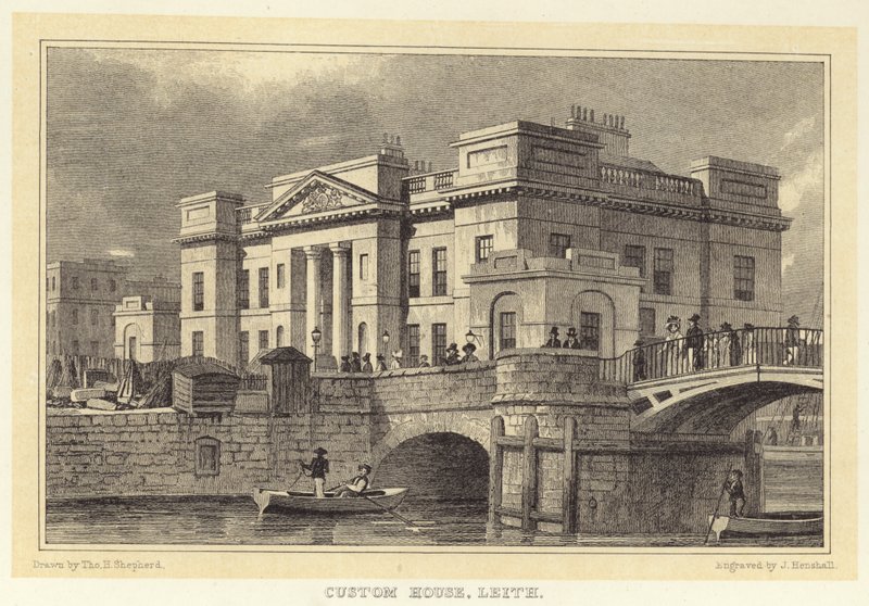 Zollhaus, Leith von Thomas Hosmer (after) Shepherd