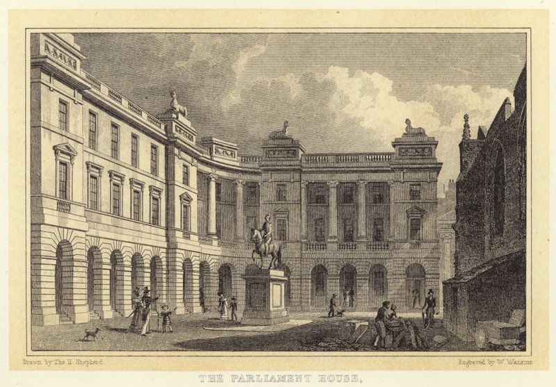 Das Parlamentshaus von Thomas Hosmer (after) Shepherd