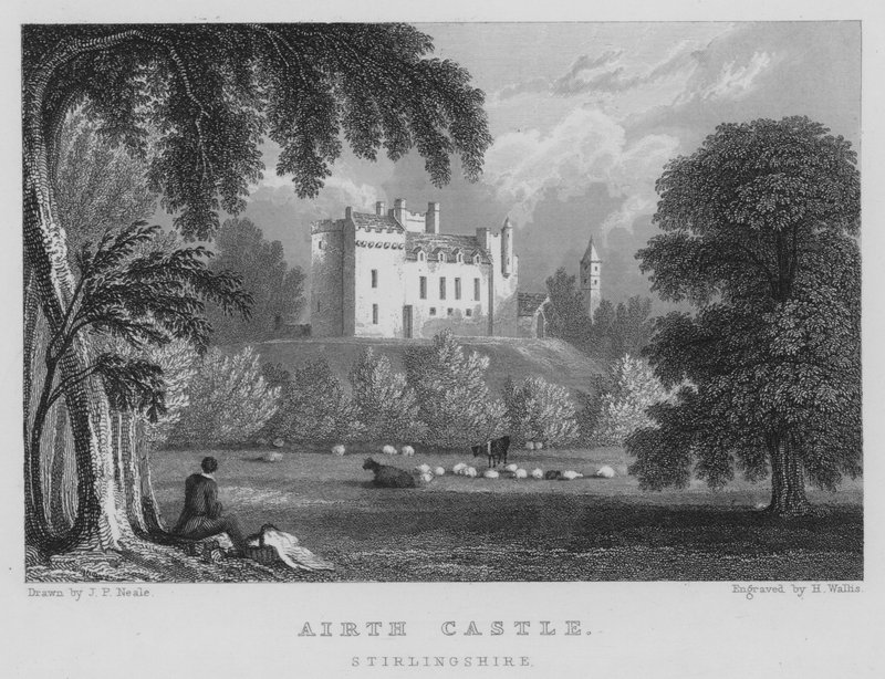 Airth Castle, Stirlingshire von Thomas Hosmer Shepherd