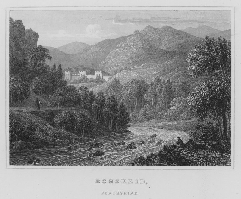 Bonskeid, Perthshire von Thomas Hosmer Shepherd