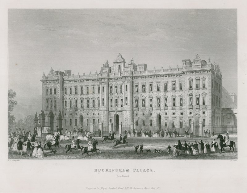 Buckingham Palace von Thomas Hosmer Shepherd