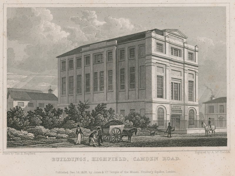 Gebäude in Highfield auf der Camden Road von Thomas Hosmer Shepherd